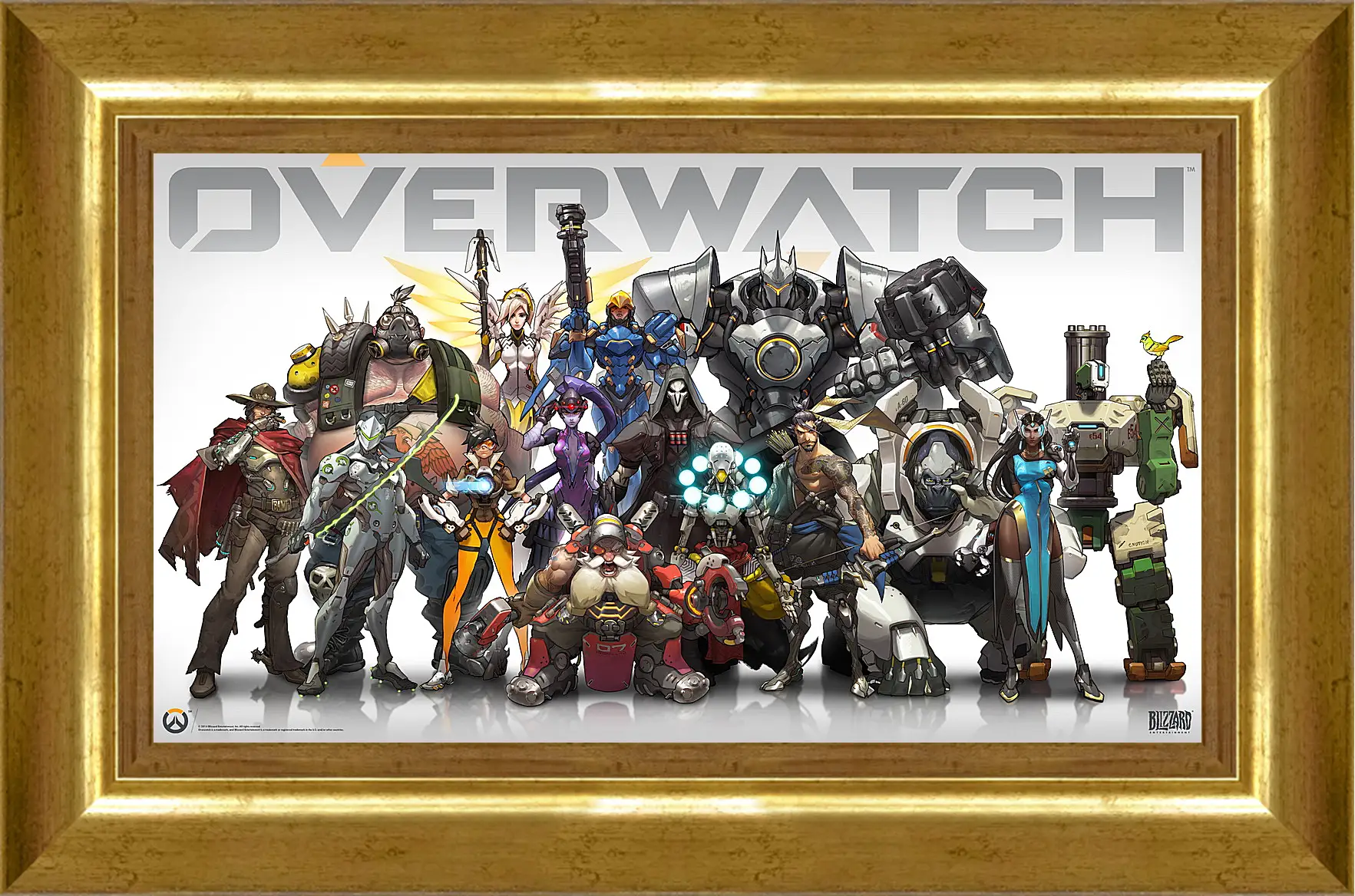 Картина в раме - Overwatch
