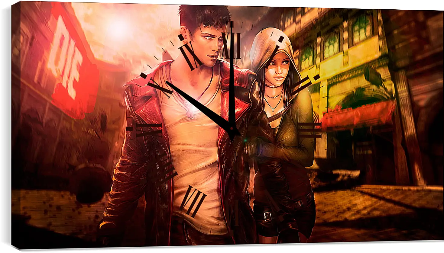 Часы картина - DmC: Devil May Cry
