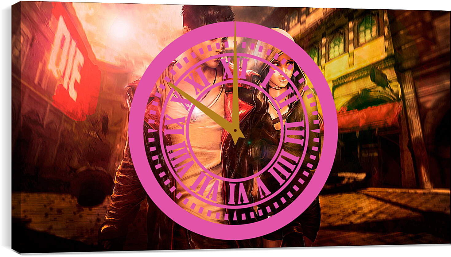 Часы картина - DmC: Devil May Cry
