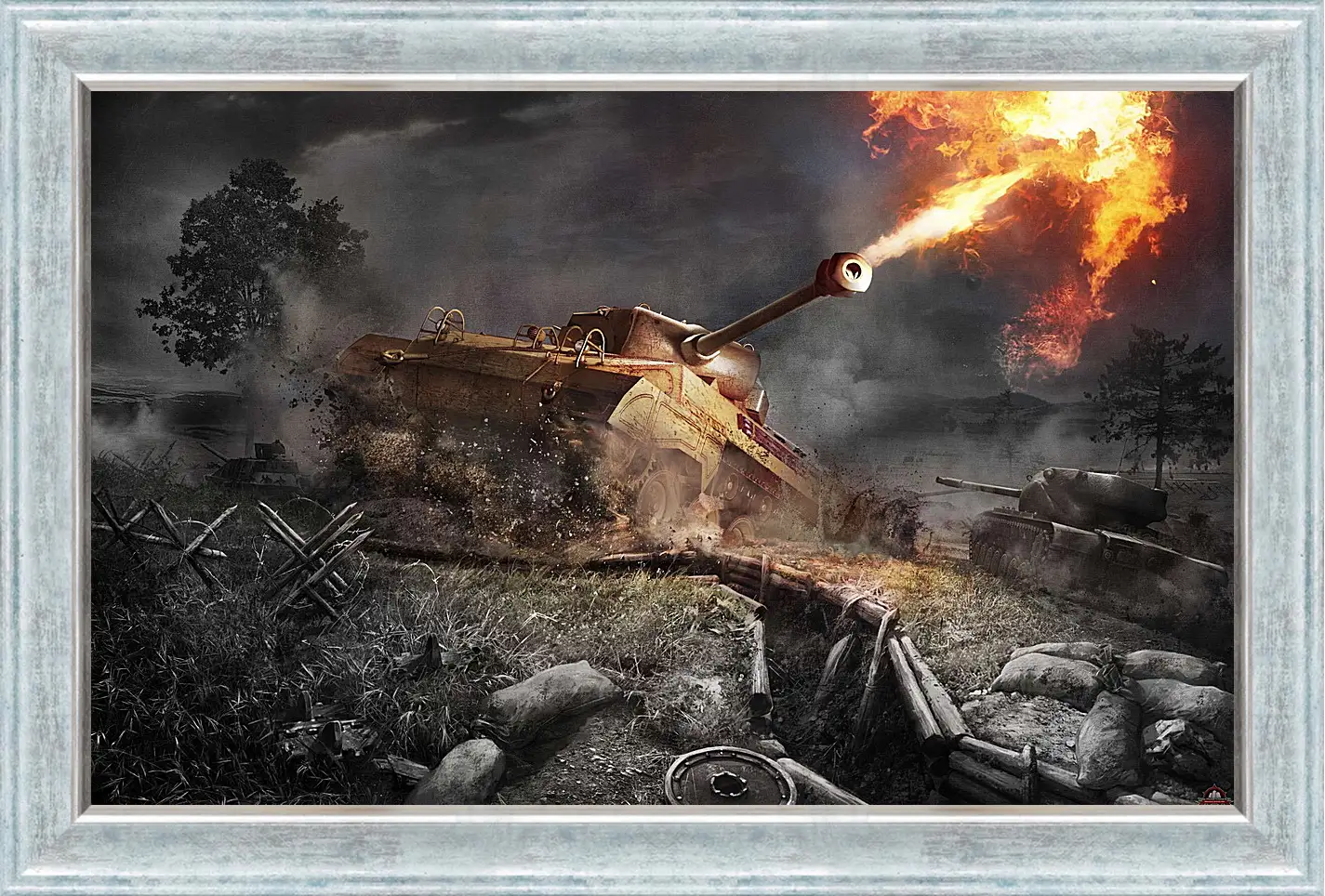 Картина в раме - World Of Tanks