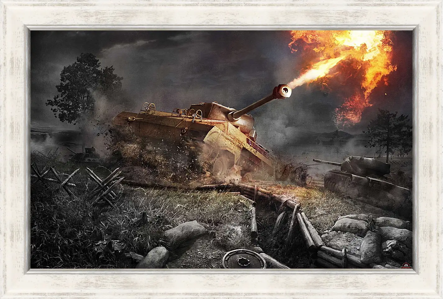 Картина в раме - World Of Tanks