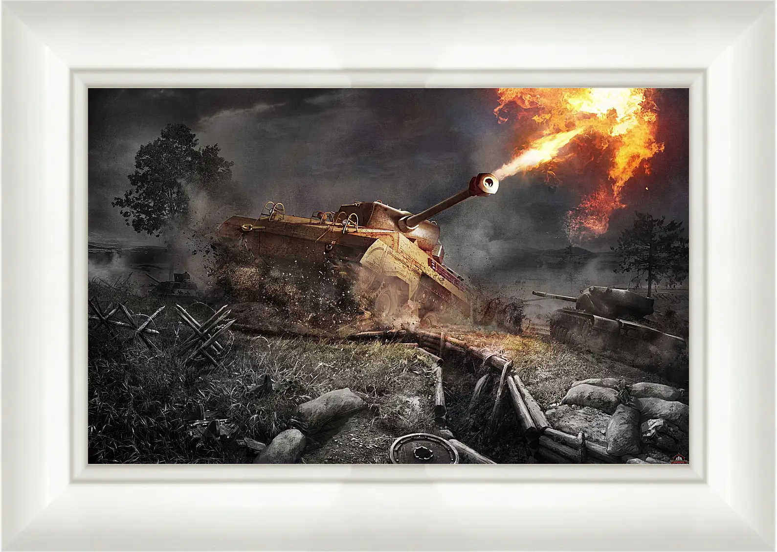 Картина в раме - World Of Tanks