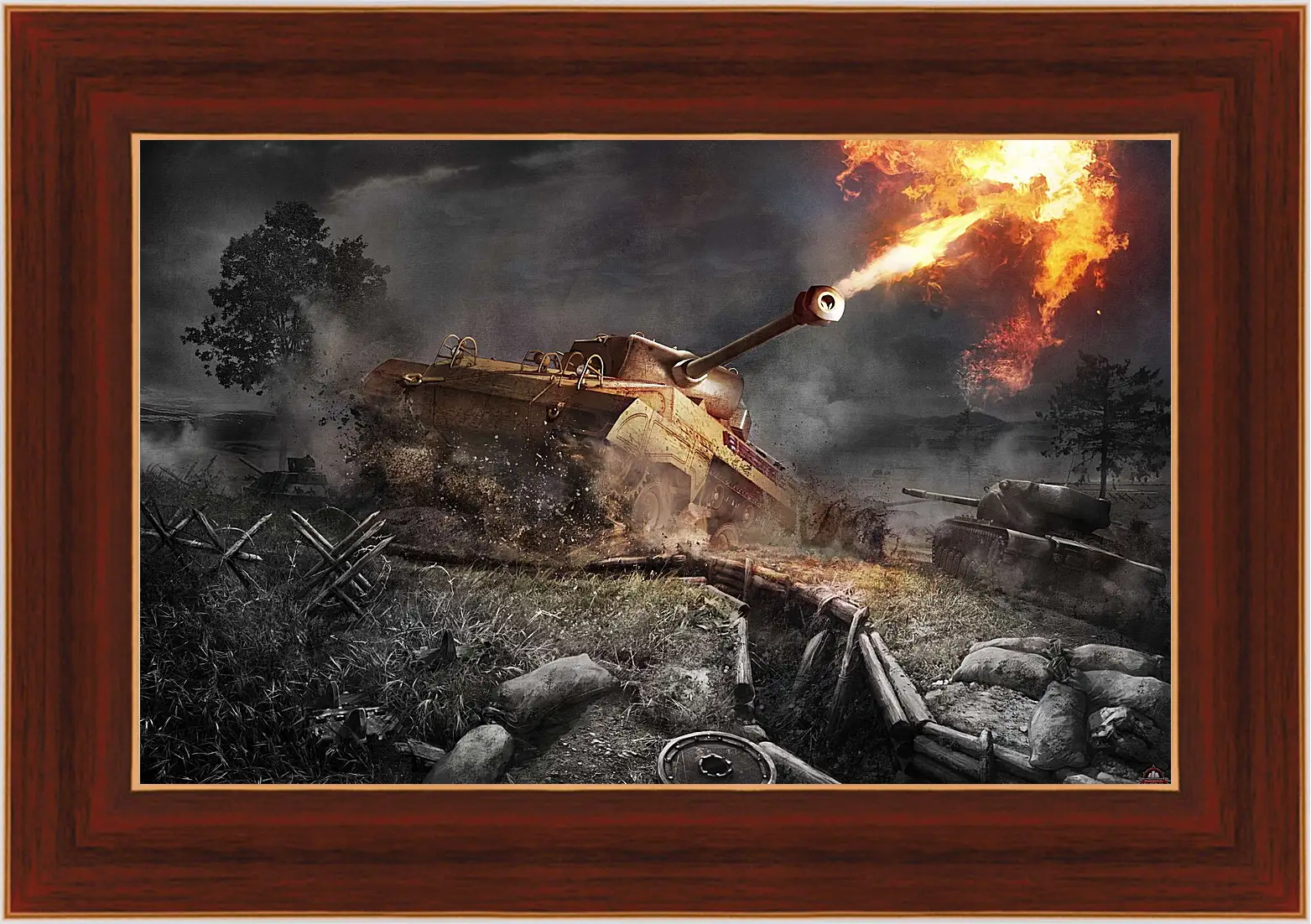 Картина в раме - World Of Tanks