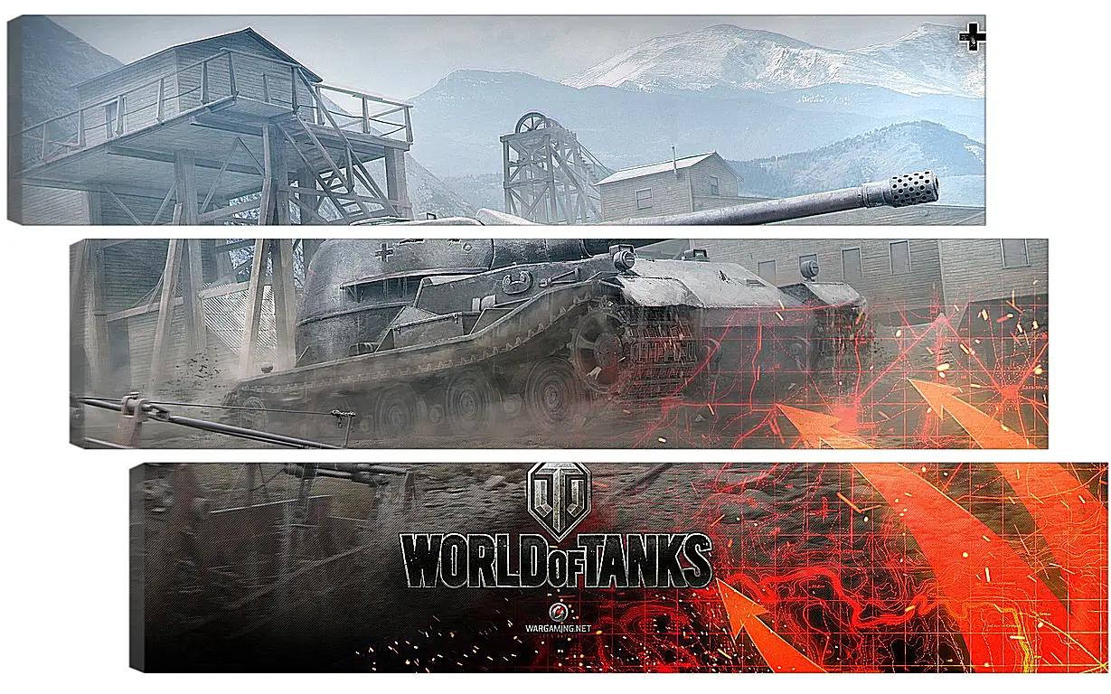 Модульная картина - World Of Tanks