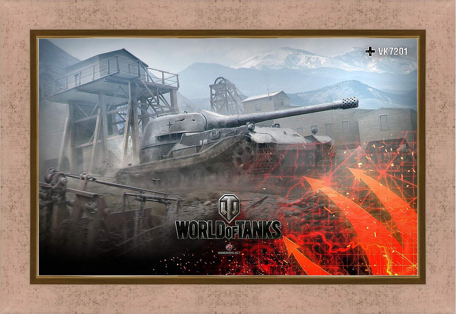 Картина в раме - World Of Tanks