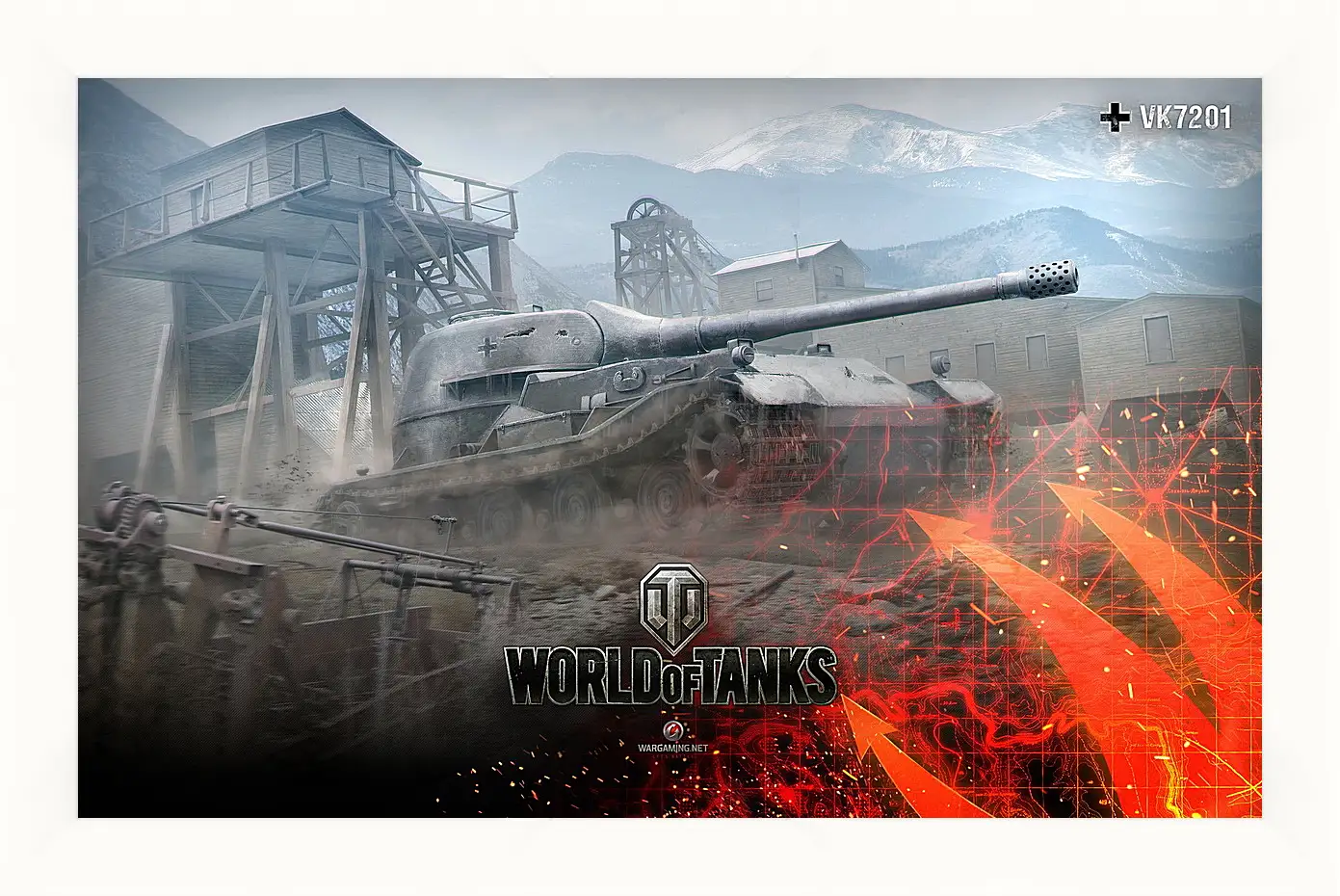 Картина в раме - World Of Tanks