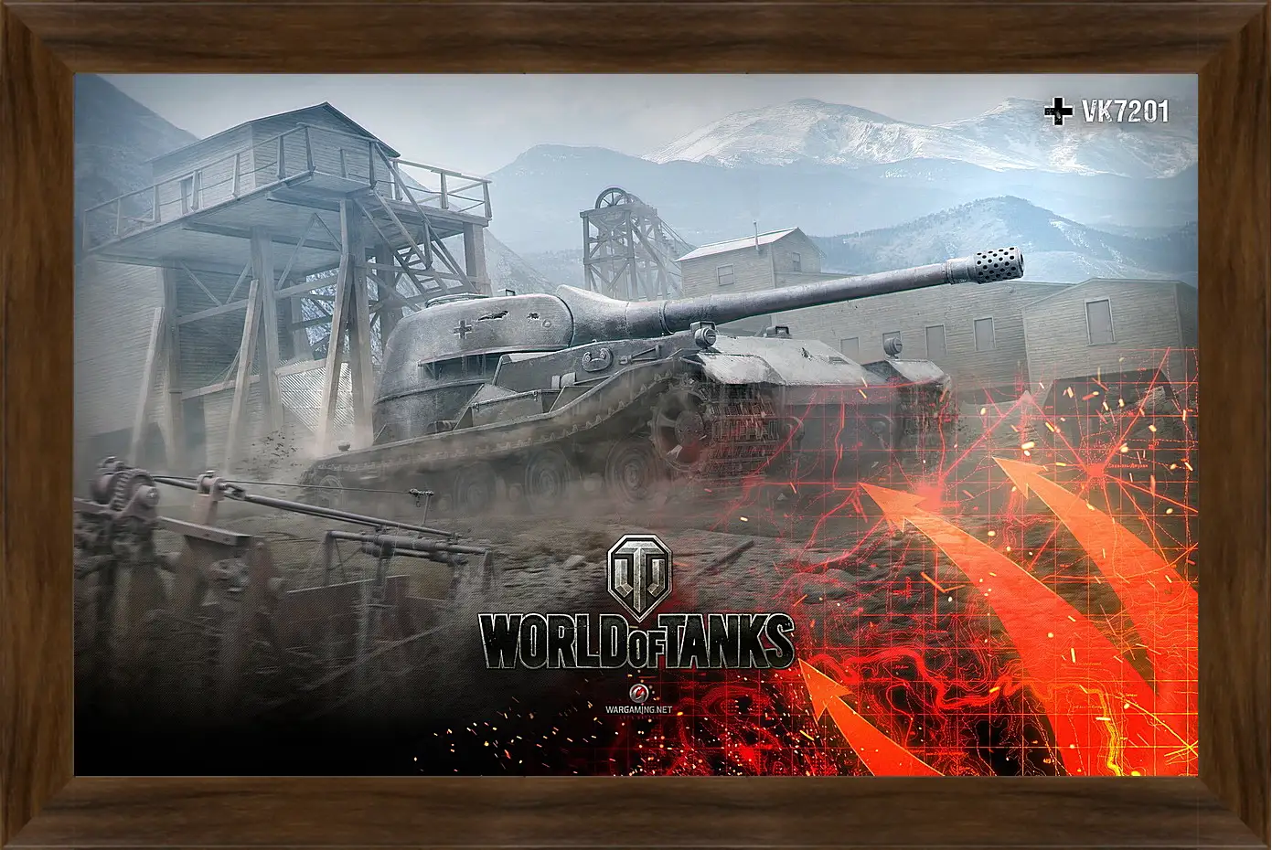 Картина в раме - World Of Tanks