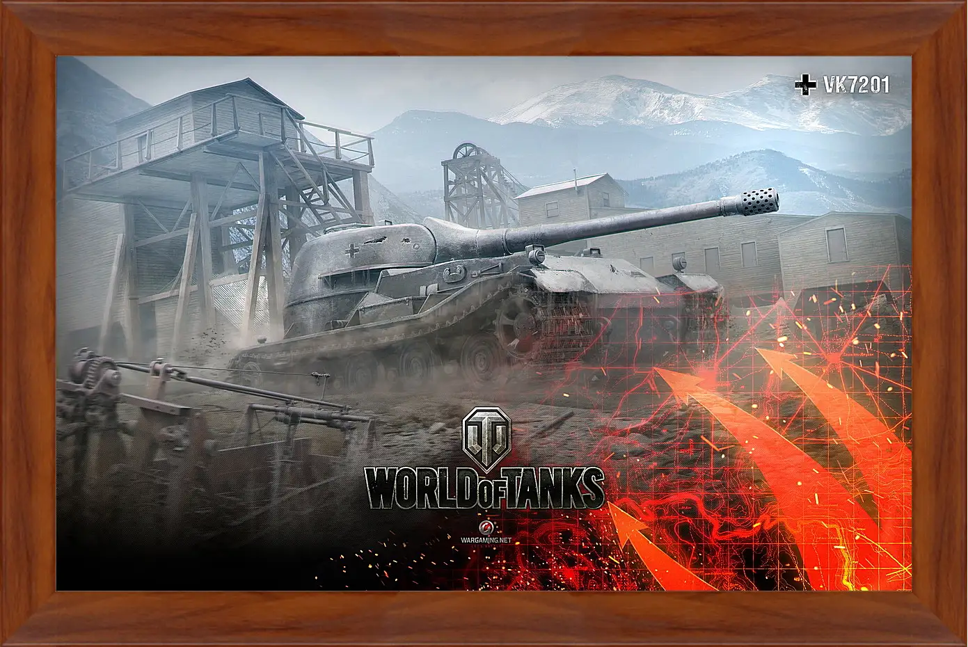 Картина в раме - World Of Tanks