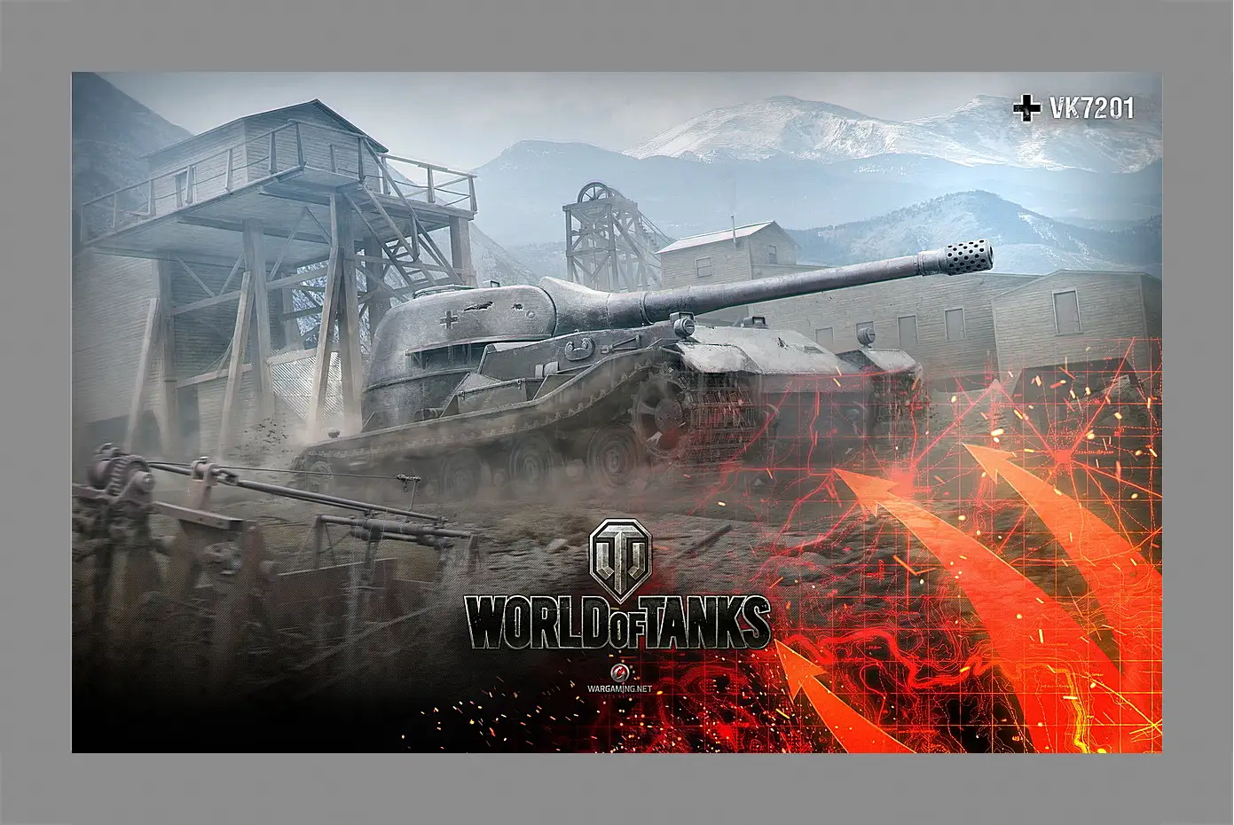 Картина в раме - World Of Tanks