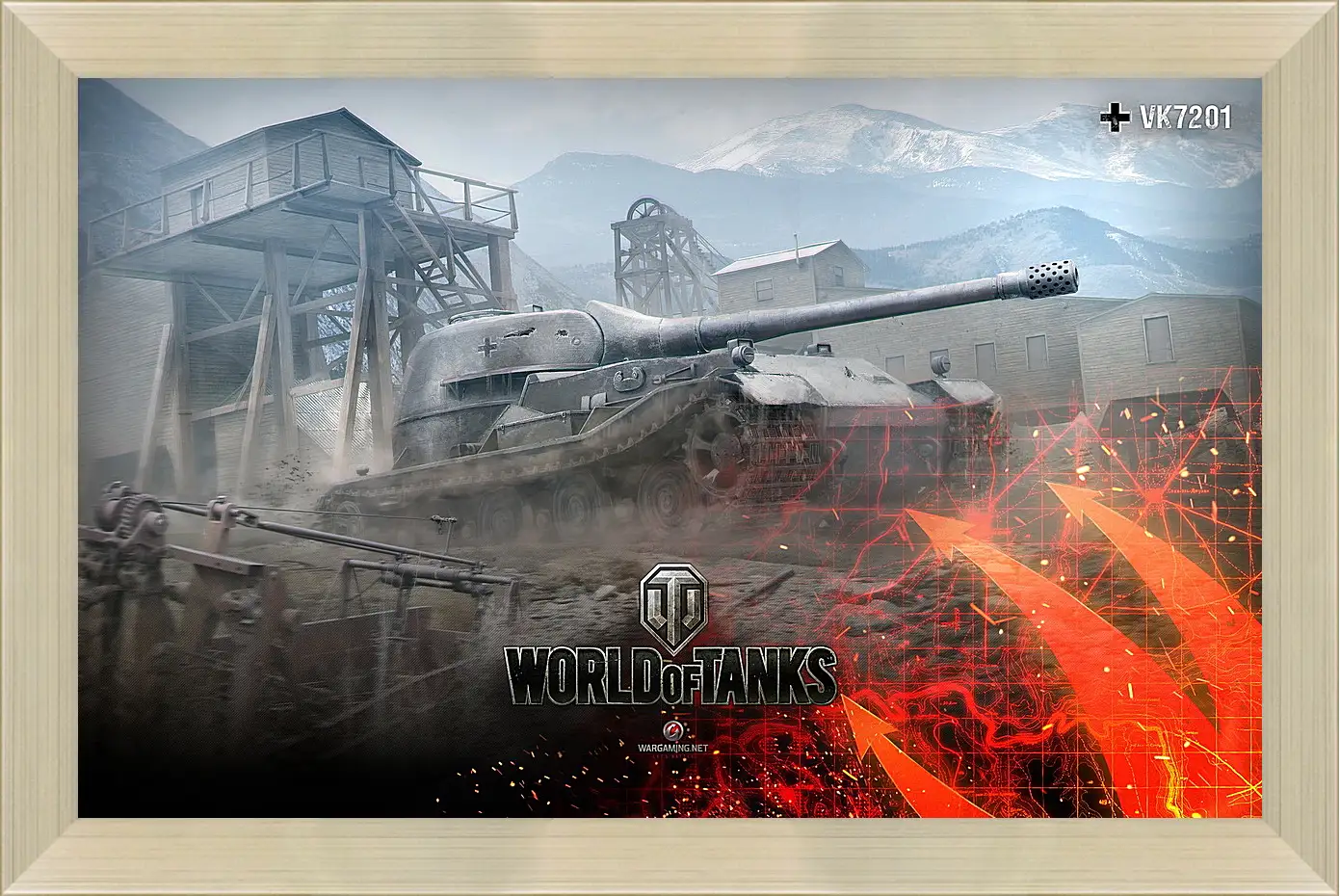 Картина в раме - World Of Tanks