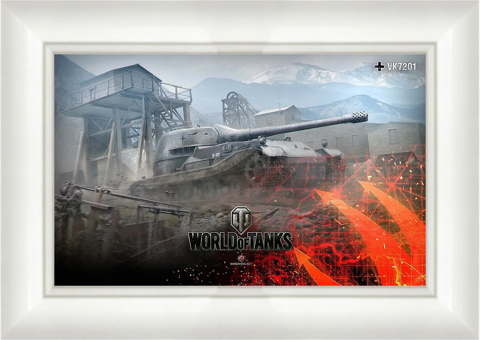 Картина в раме - World Of Tanks