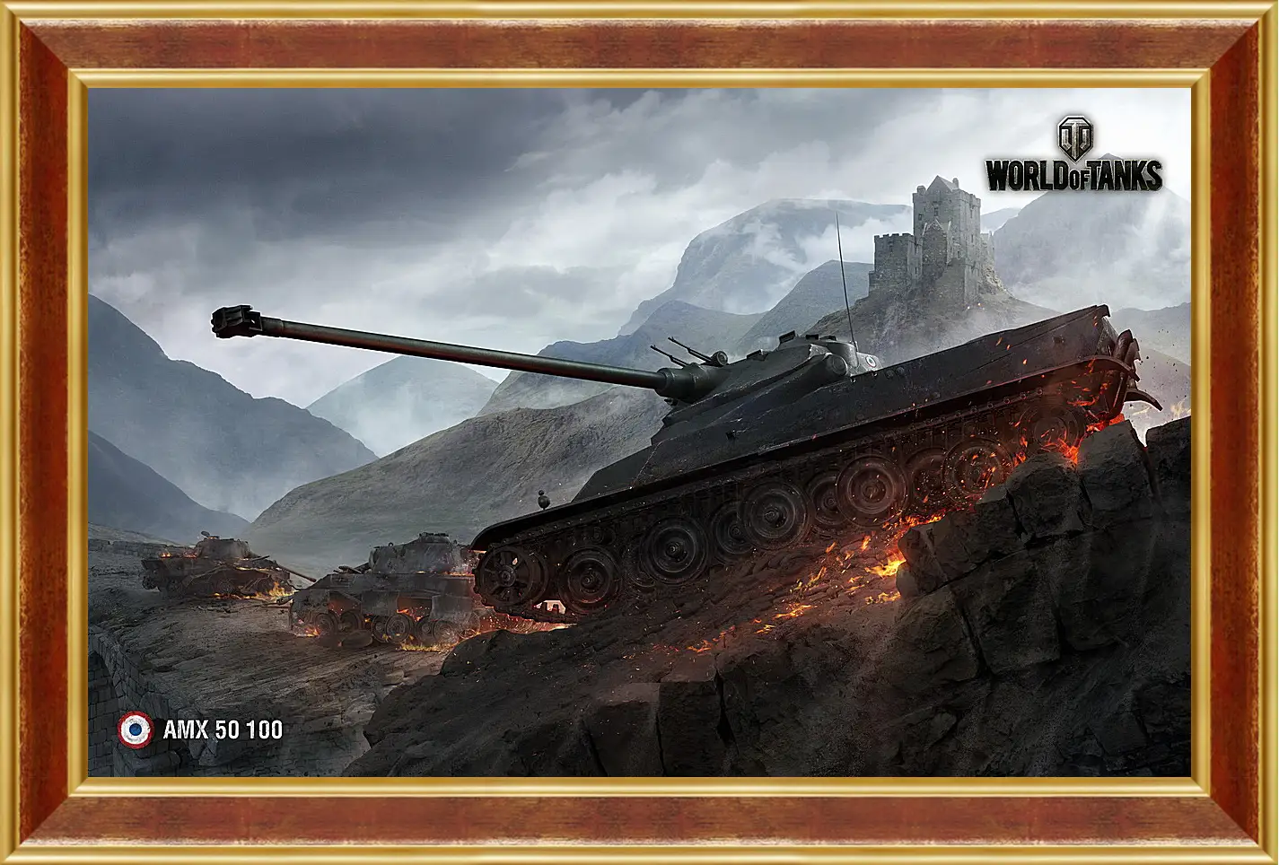 Картина в раме - World Of Tanks