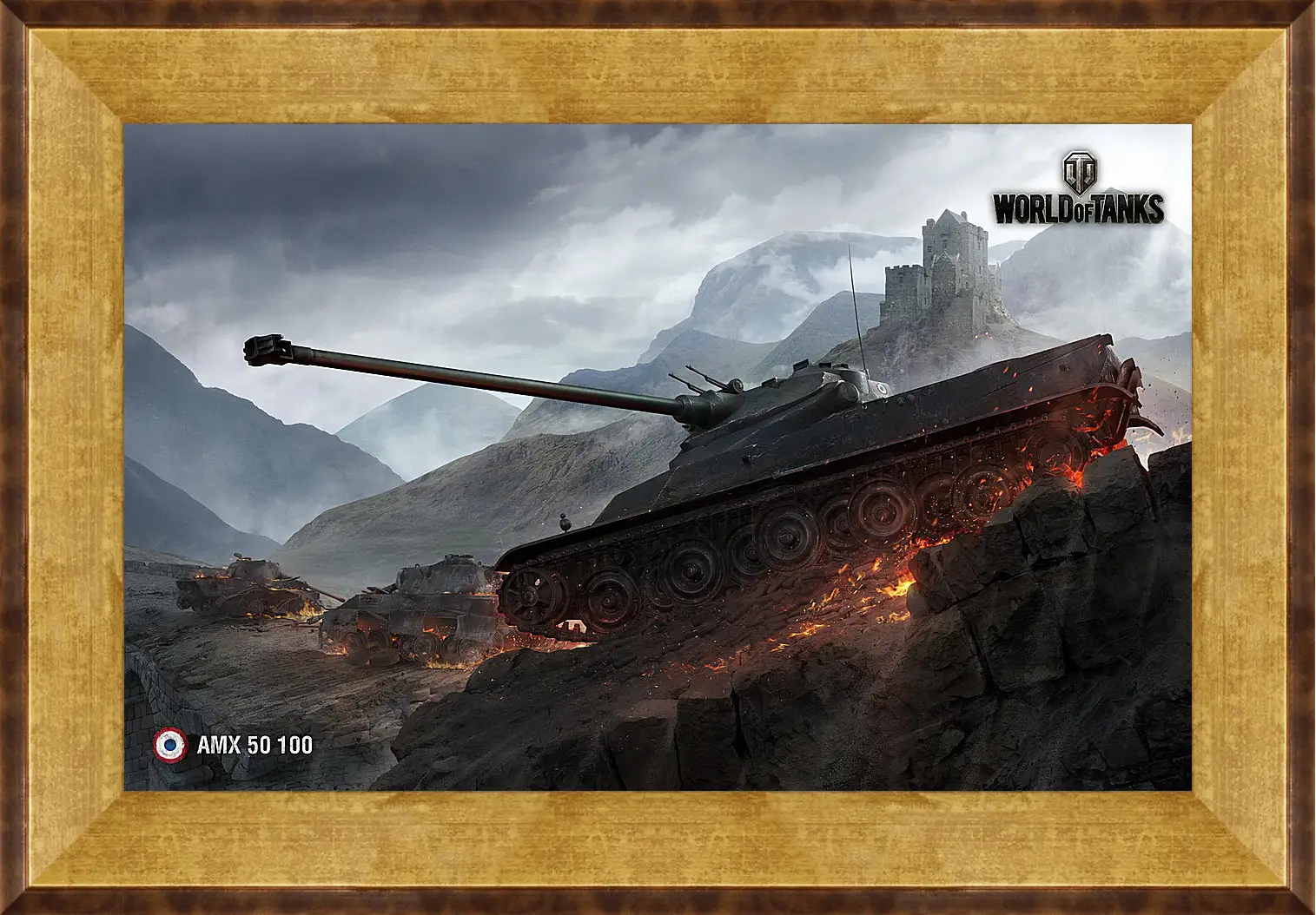 Картина в раме - World Of Tanks