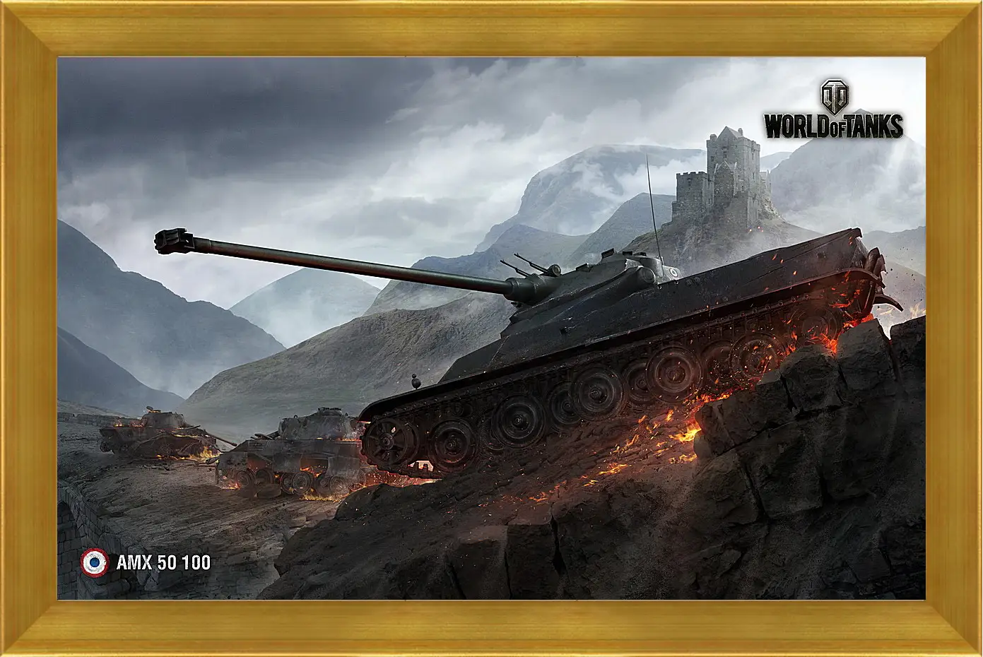 Картина в раме - World Of Tanks