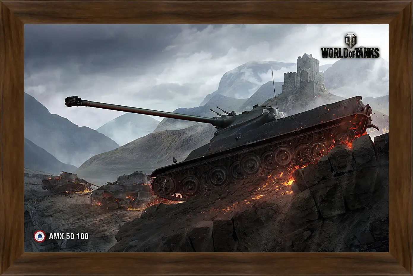 Картина в раме - World Of Tanks