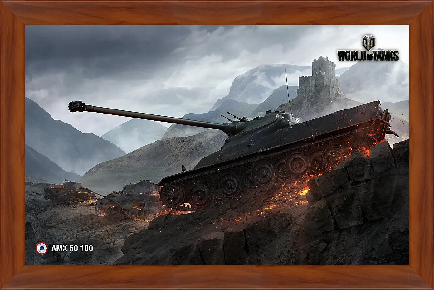 Картина в раме - World Of Tanks