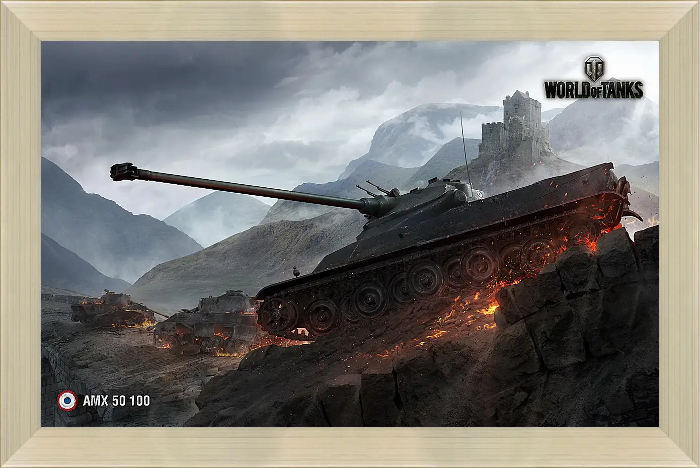 Картина в раме - World Of Tanks