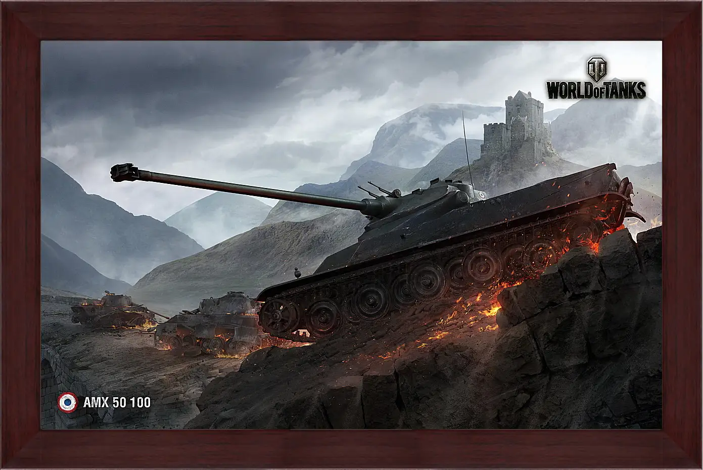 Картина в раме - World Of Tanks