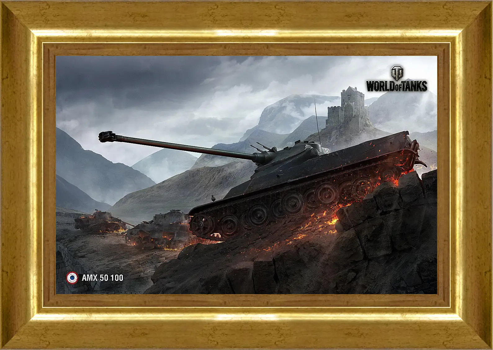 Картина в раме - World Of Tanks