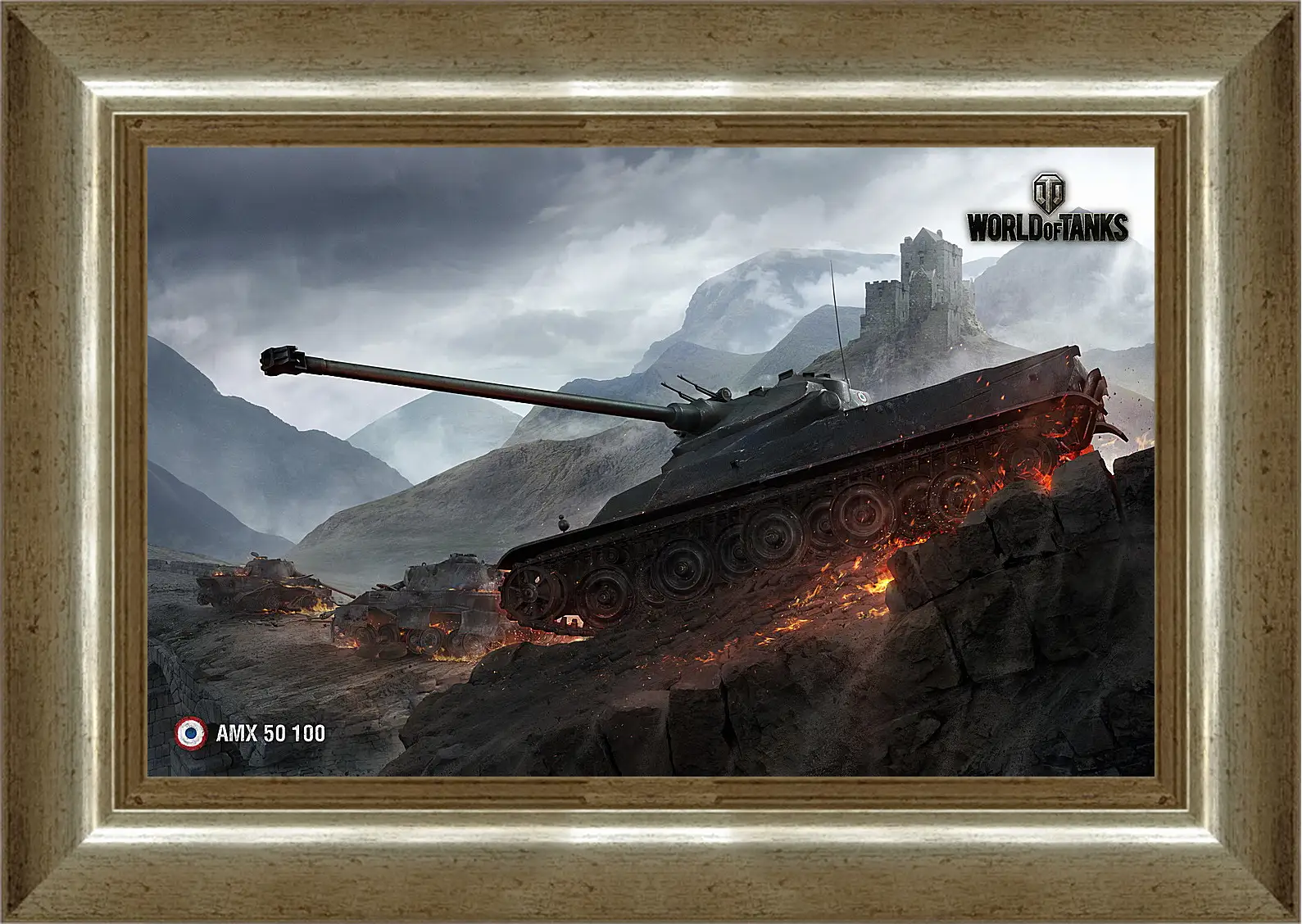 Картина в раме - World Of Tanks