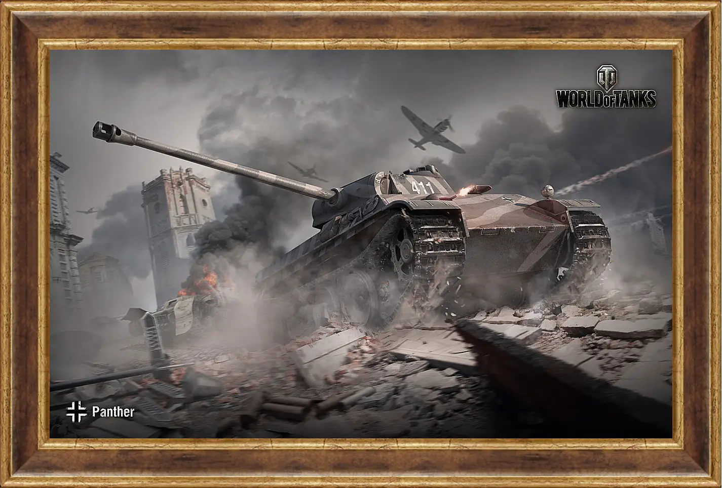 Картина в раме - World Of Tanks