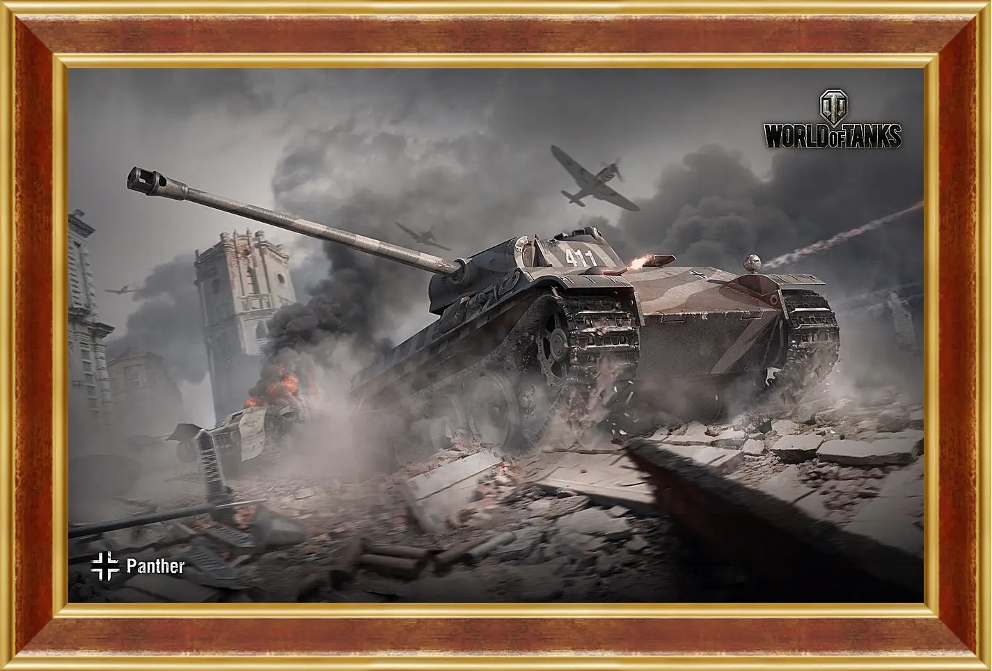 Картина в раме - World Of Tanks