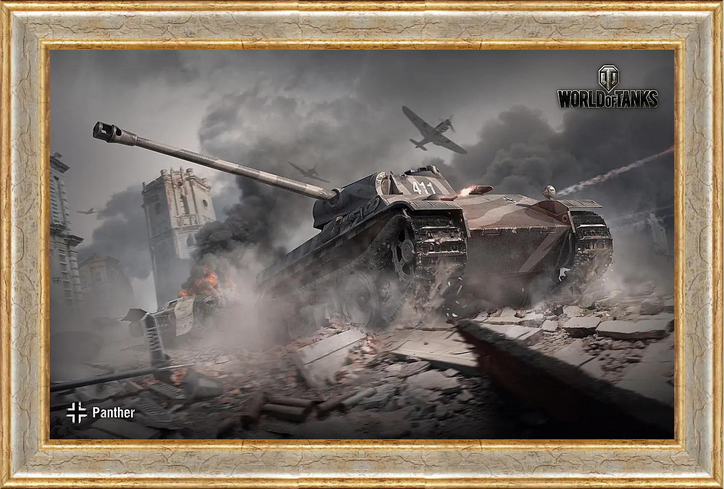 Картина в раме - World Of Tanks