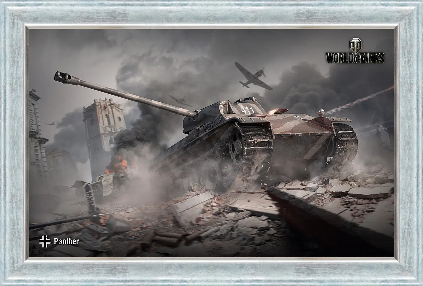 Картина в раме - World Of Tanks