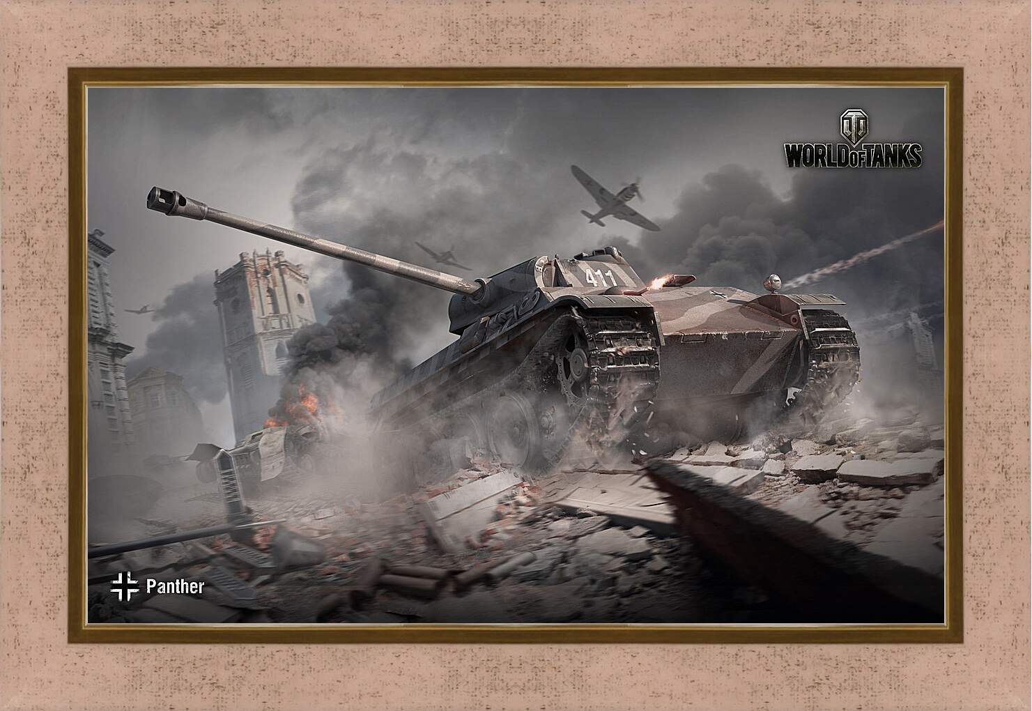 Картина в раме - World Of Tanks