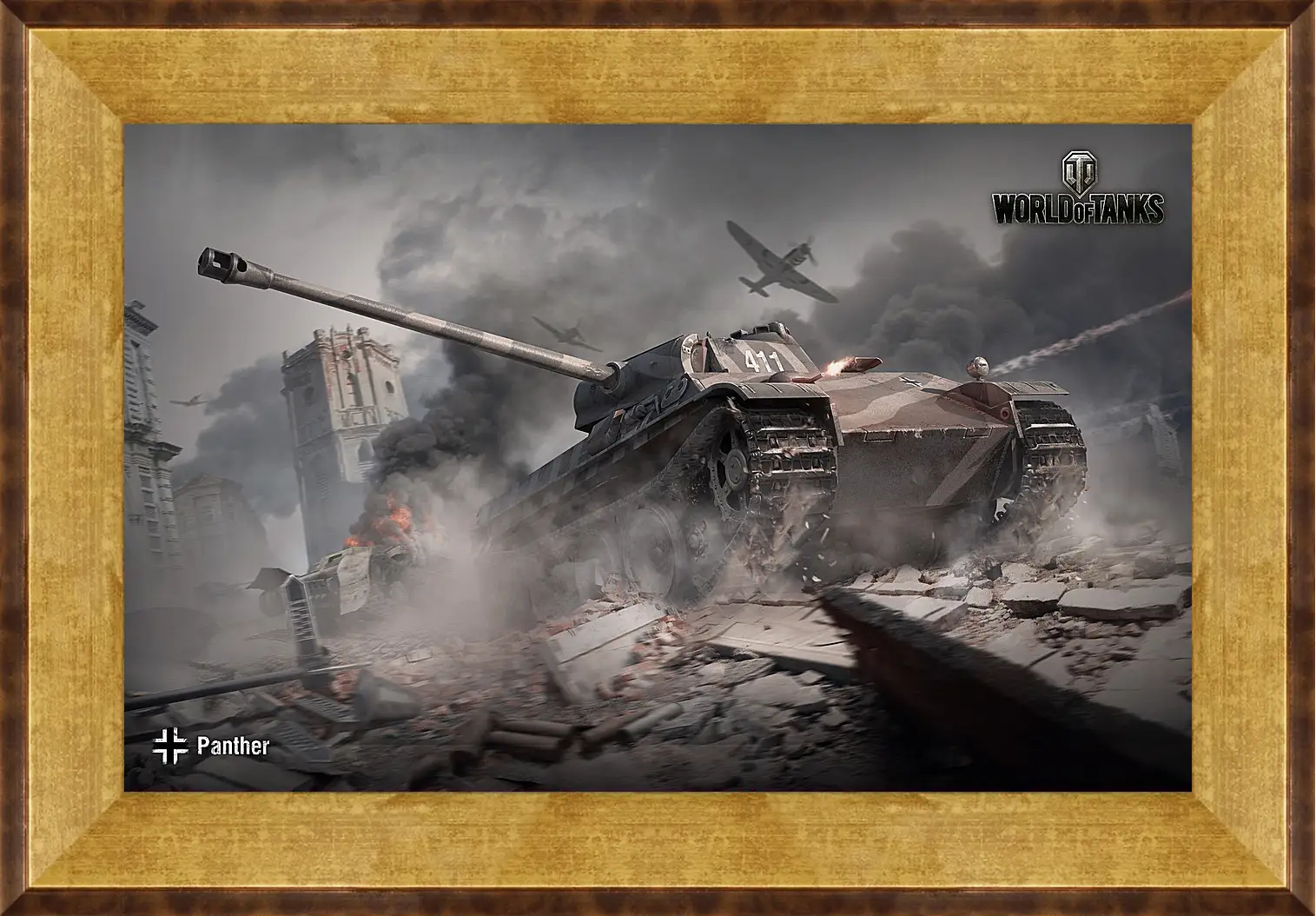 Картина в раме - World Of Tanks