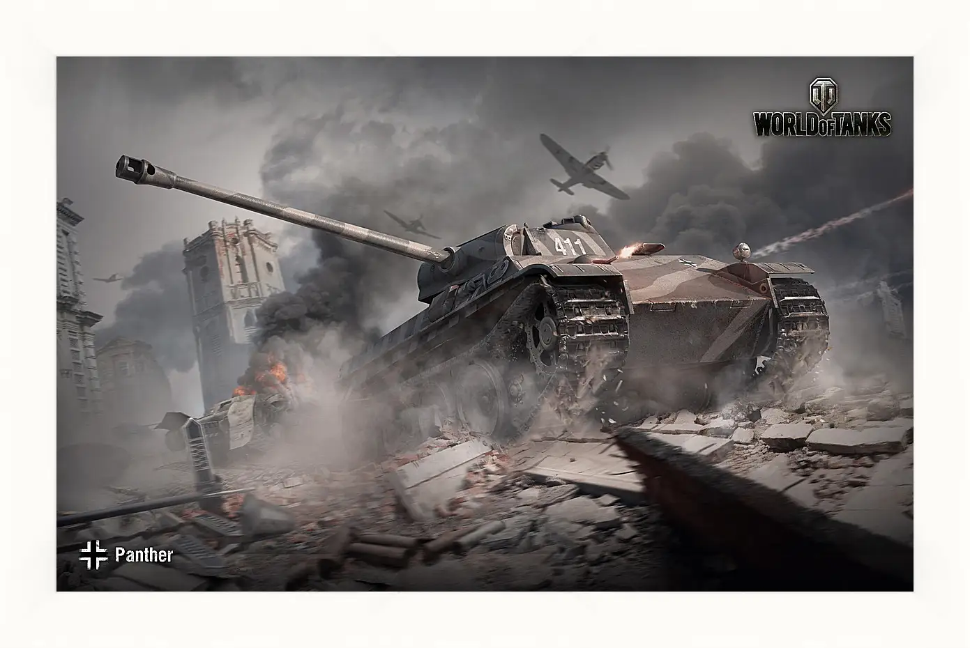 Картина в раме - World Of Tanks