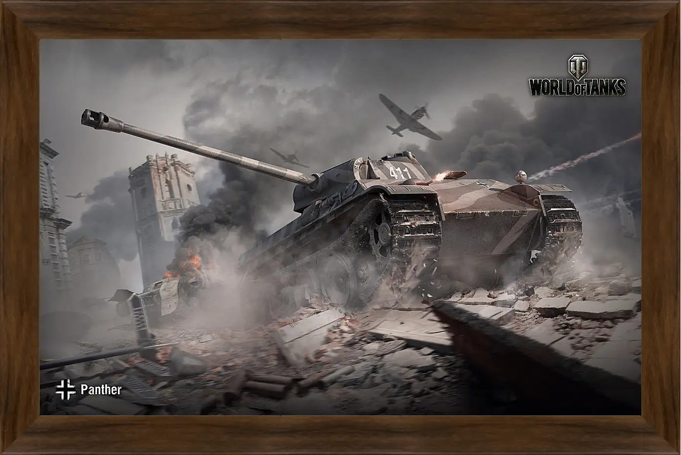 Картина в раме - World Of Tanks