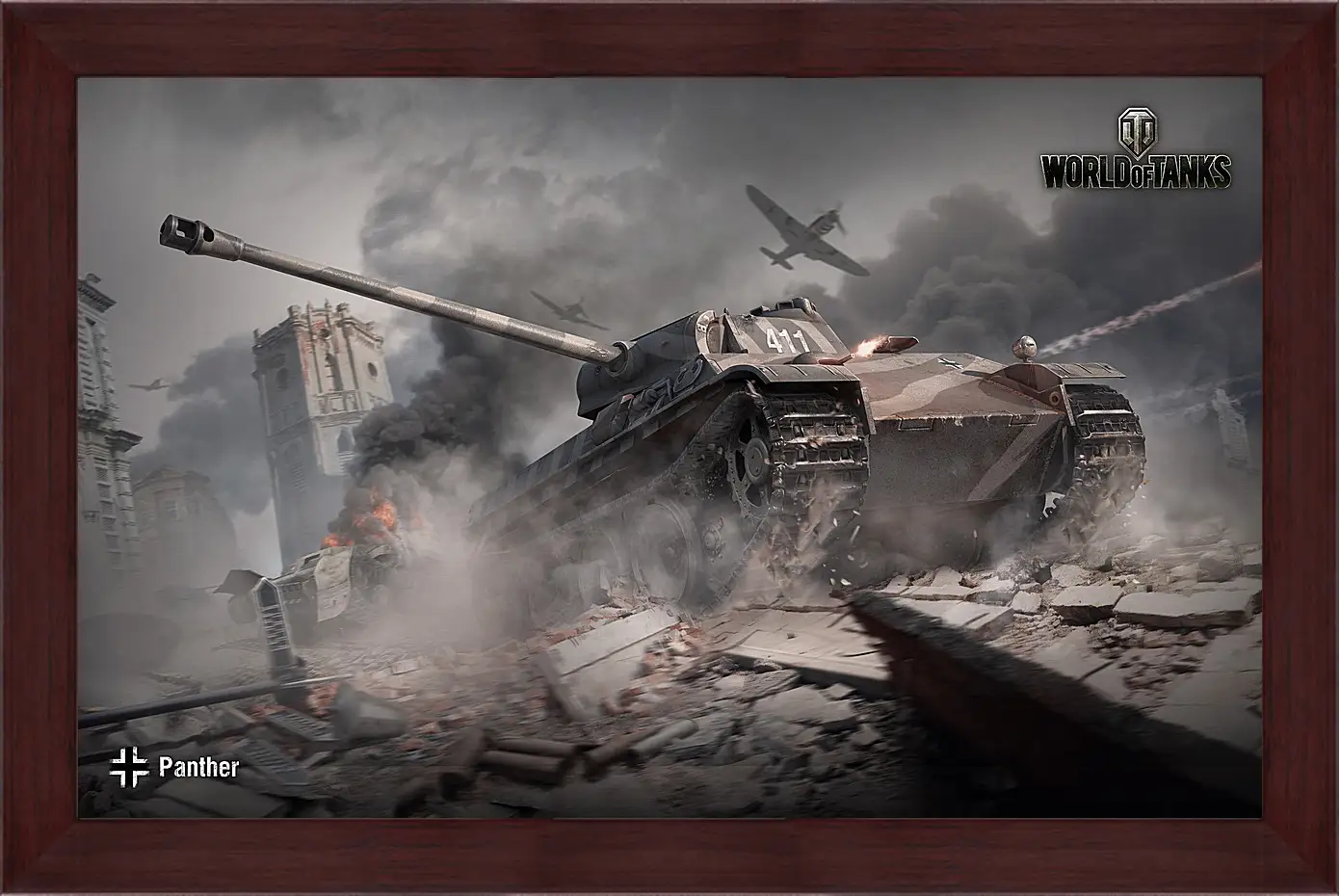 Картина в раме - World Of Tanks