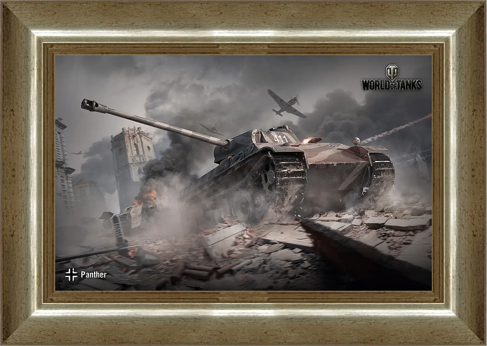 Картина в раме - World Of Tanks