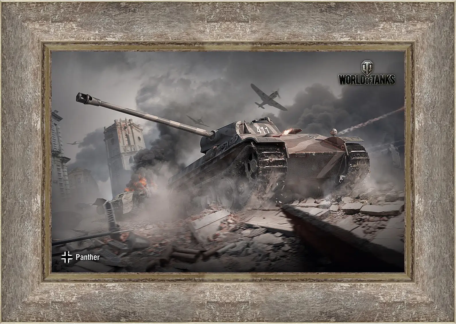 Картина в раме - World Of Tanks