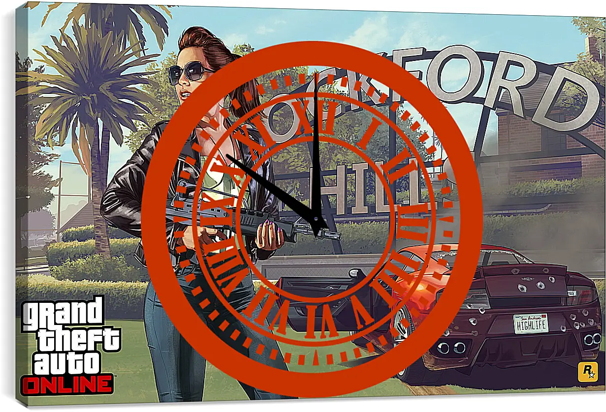 Часы картина - Grand Theft Auto V
