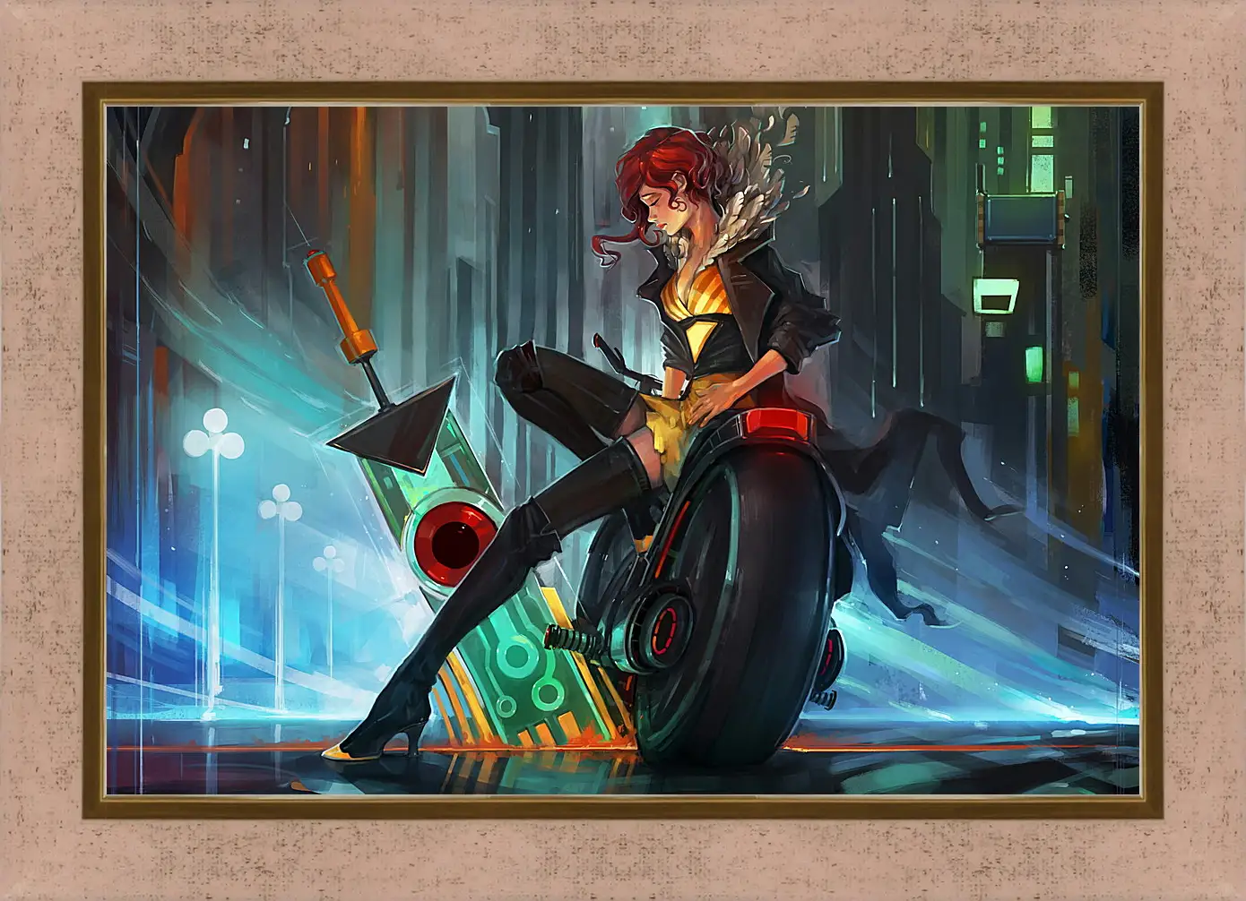 Картина в раме - Transistor
