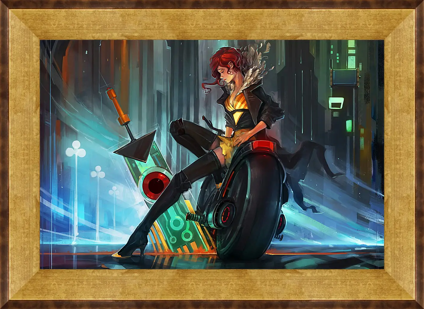 Картина в раме - Transistor
