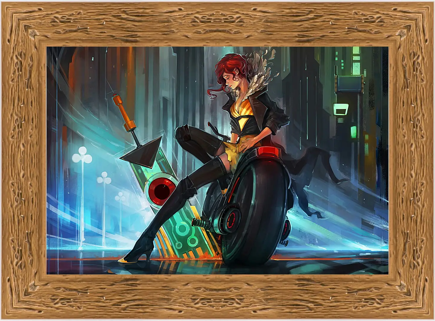 Картина в раме - Transistor
