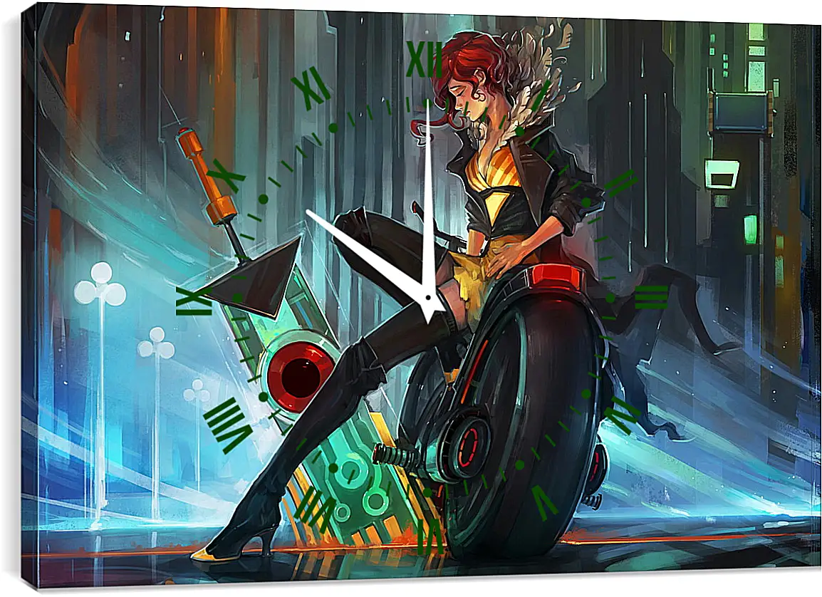 Часы картина - Transistor
