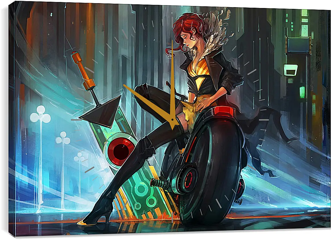 Часы картина - Transistor
