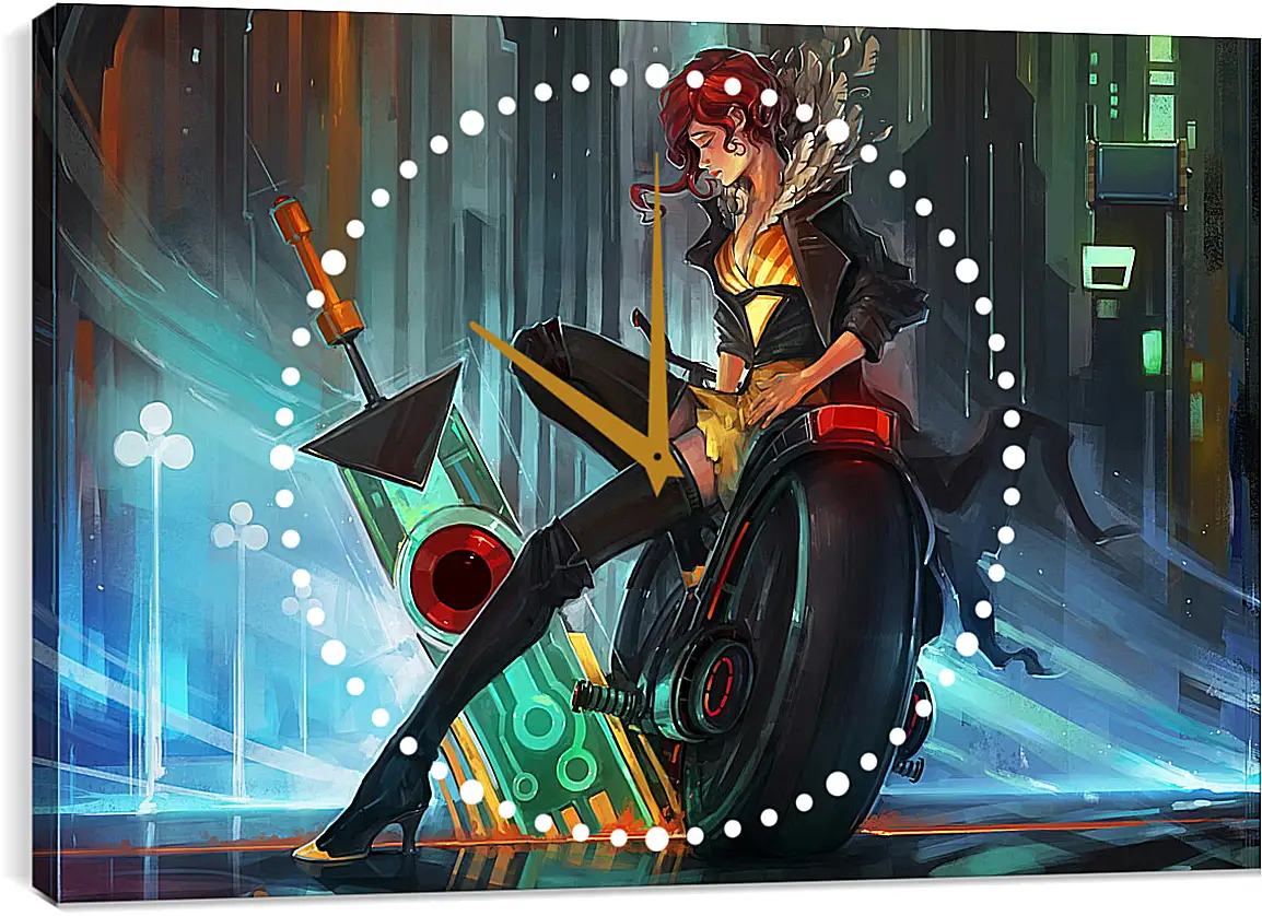 Часы картина - Transistor
