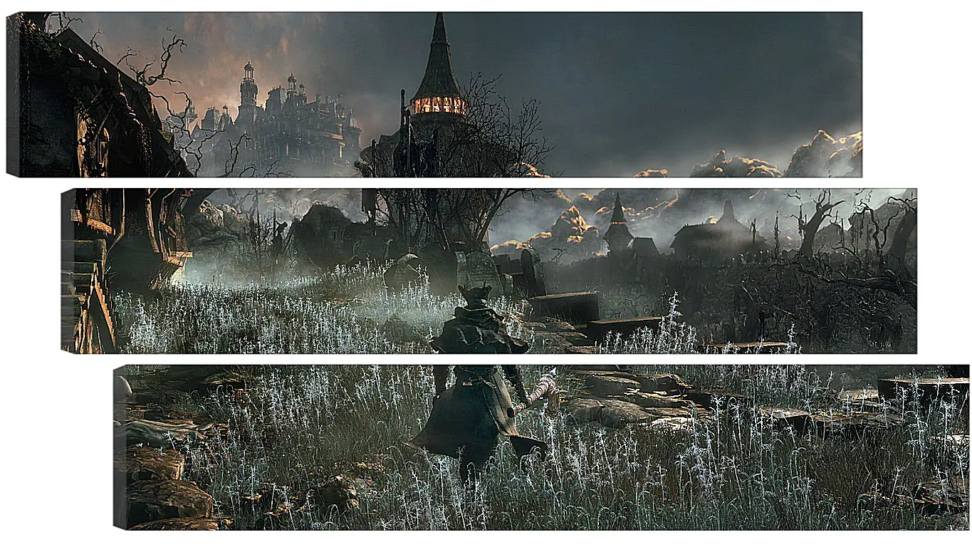 Модульная картина - Bloodborne
