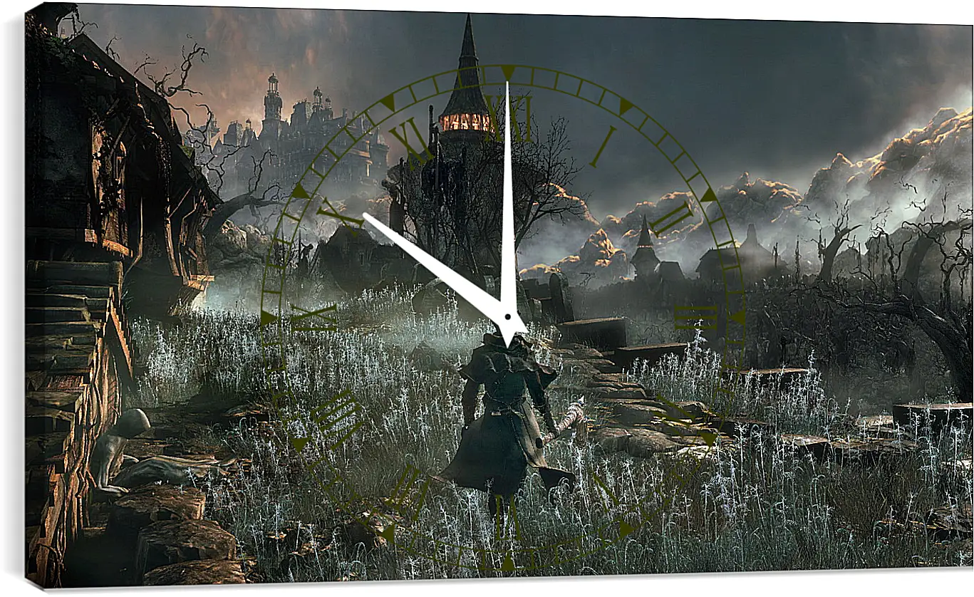 Часы картина - Bloodborne
