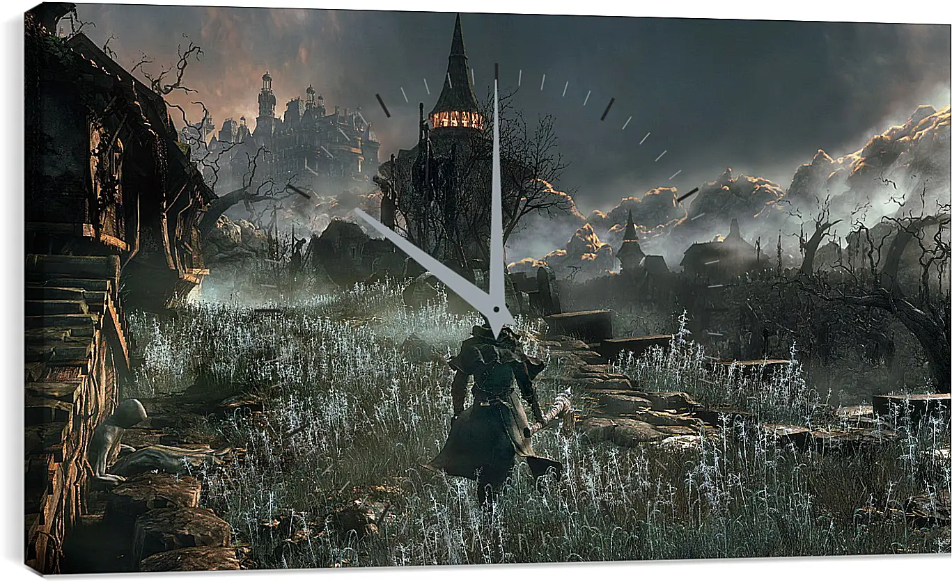 Часы картина - Bloodborne
