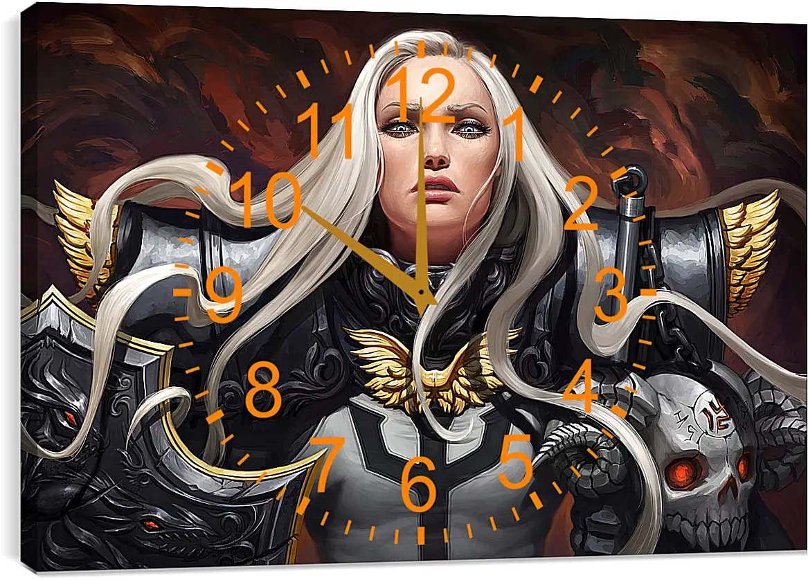 Часы картина - Diablo III: Reaper Of Souls
