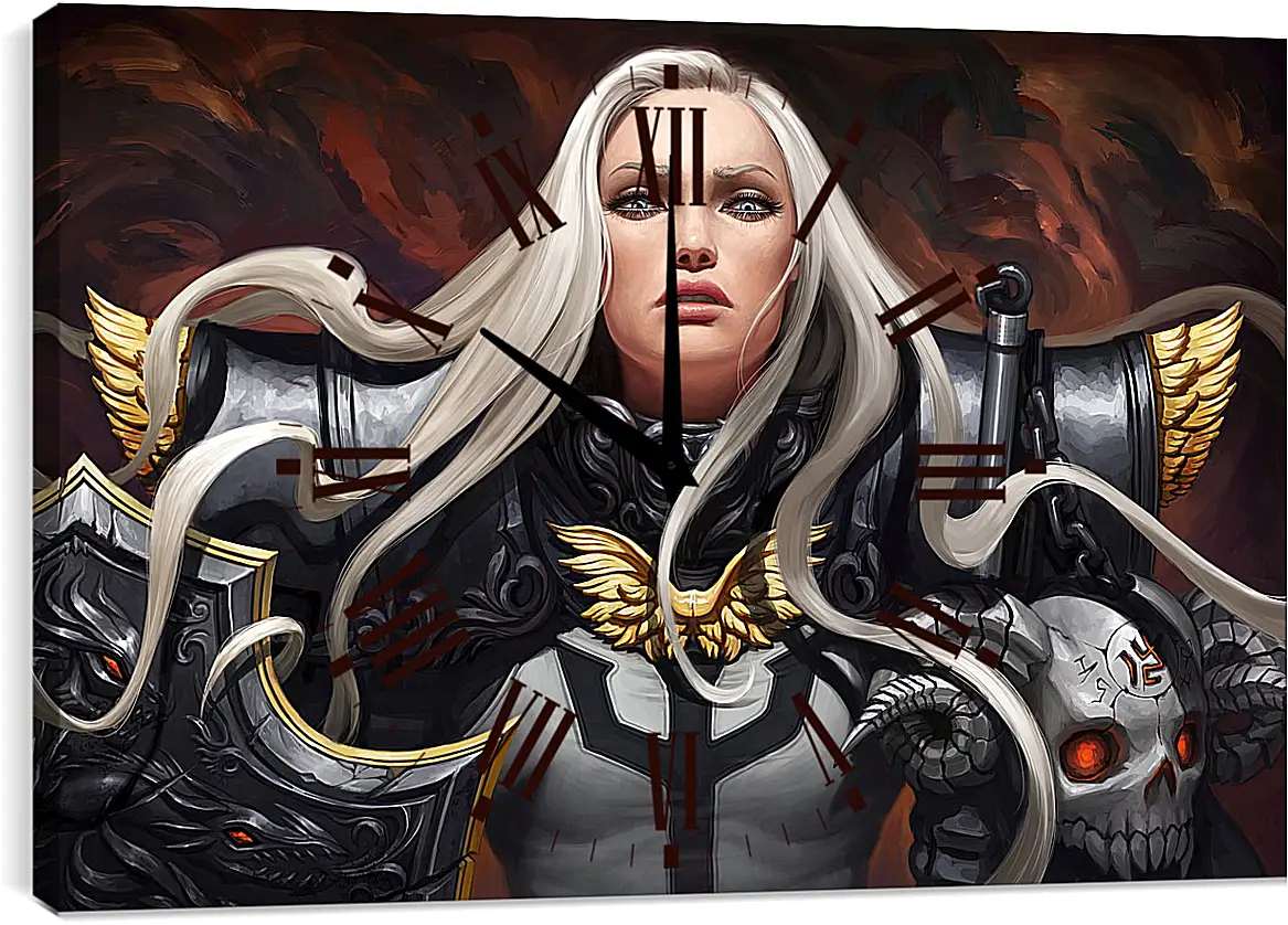 Часы картина - Diablo III: Reaper Of Souls
