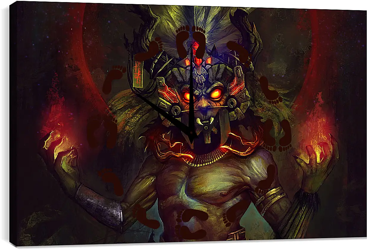 Часы картина - Diablo III