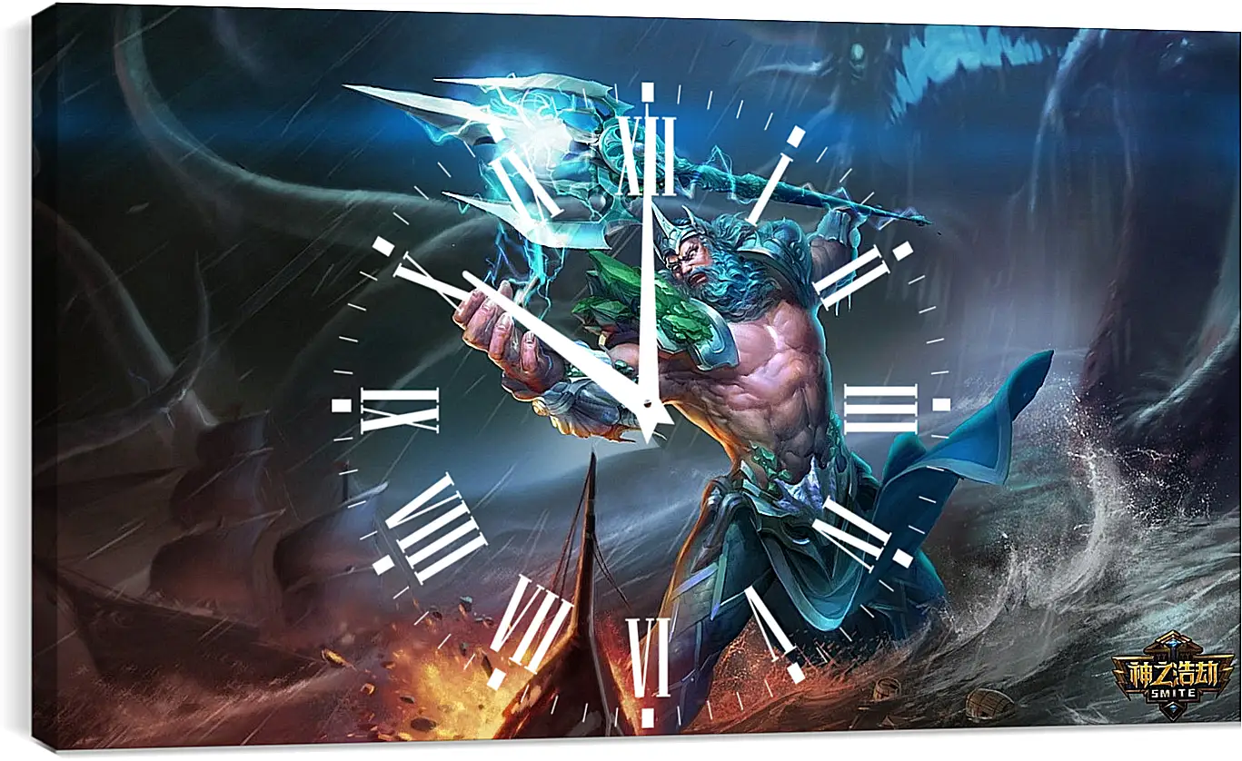 Часы картина - Smite
