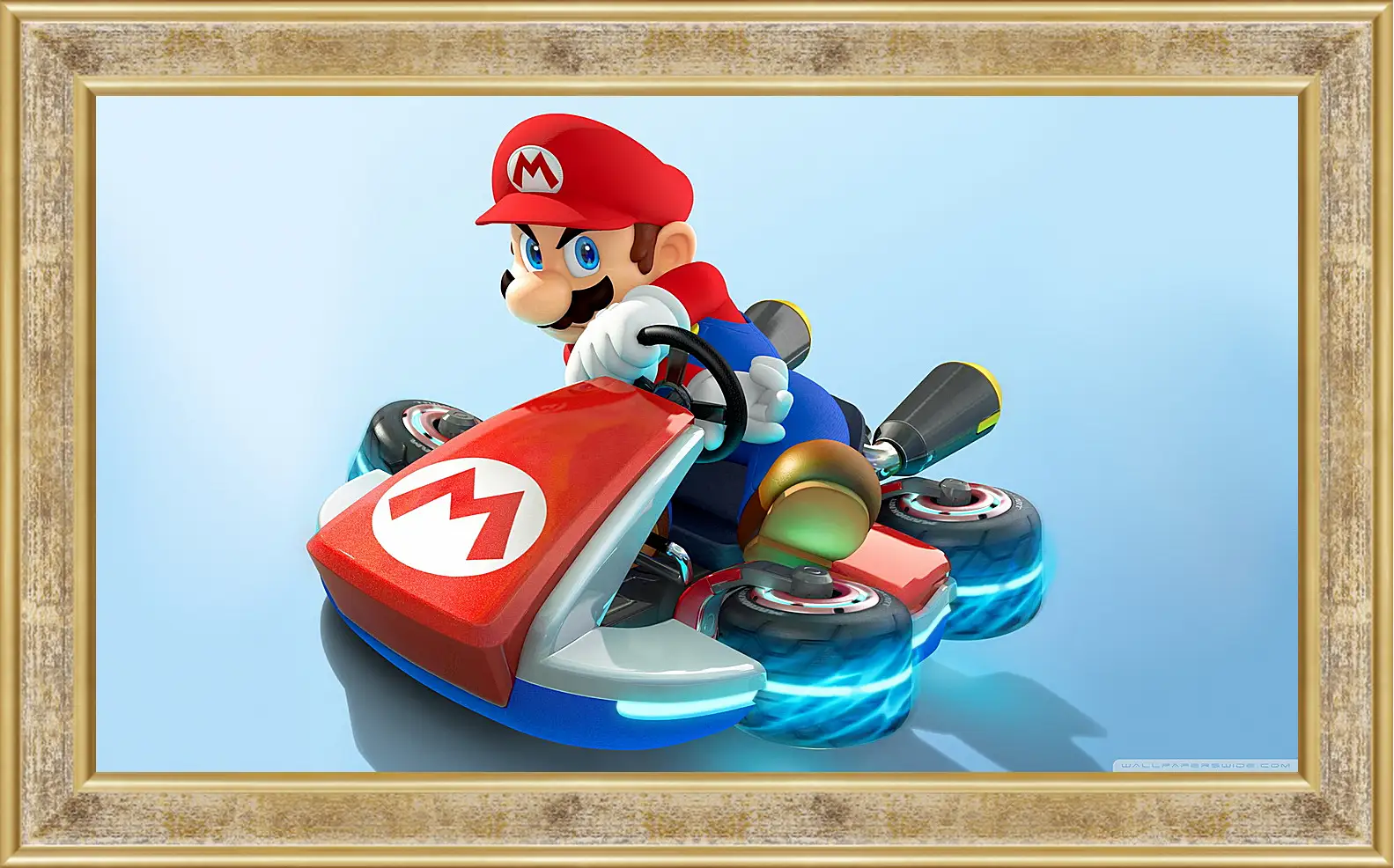 Картина в раме - Mario Kart 8
